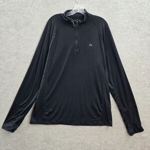 Paradox Men Sweatshirt XL Black Drirelease Repreve Merino Wool Spandex Blend
